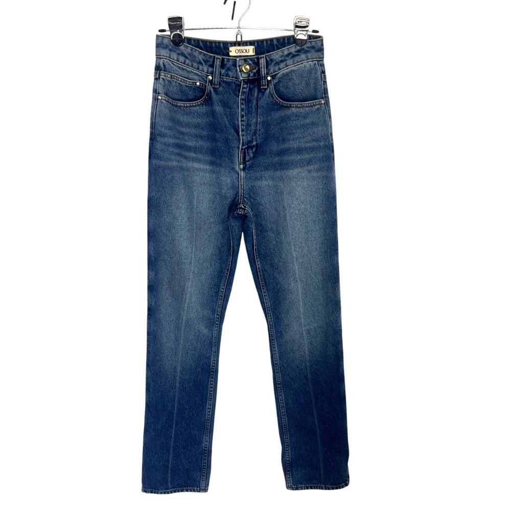 Ossou Womens Jeans Blue Size 26 Japanese Denim Made in USA
